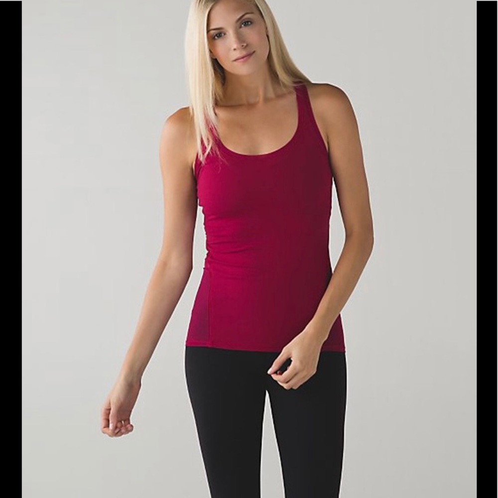 Lululemon Cool Racerback *Shine On Special Edition Berry Rumble